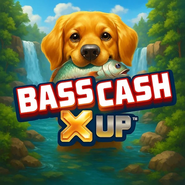 Bass Cash X UP logo – Slots by Alchemy Gaming at BalooBet Casino