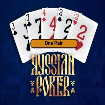 Russian Poker game by OneTouch Games – logo hosted on BalooBet Casino